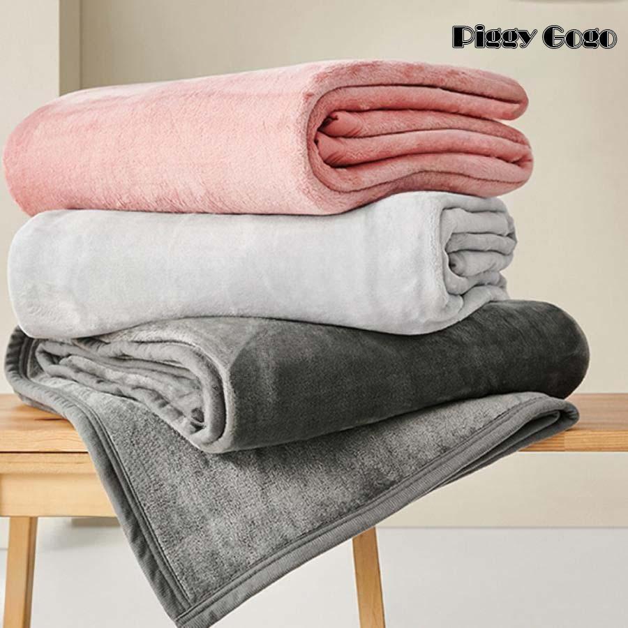 毛布 シングル ブランケット 大判 クリスマス 無地 掛け毛布 フランネル調 ボア 暖かい おしゃれ タオ..