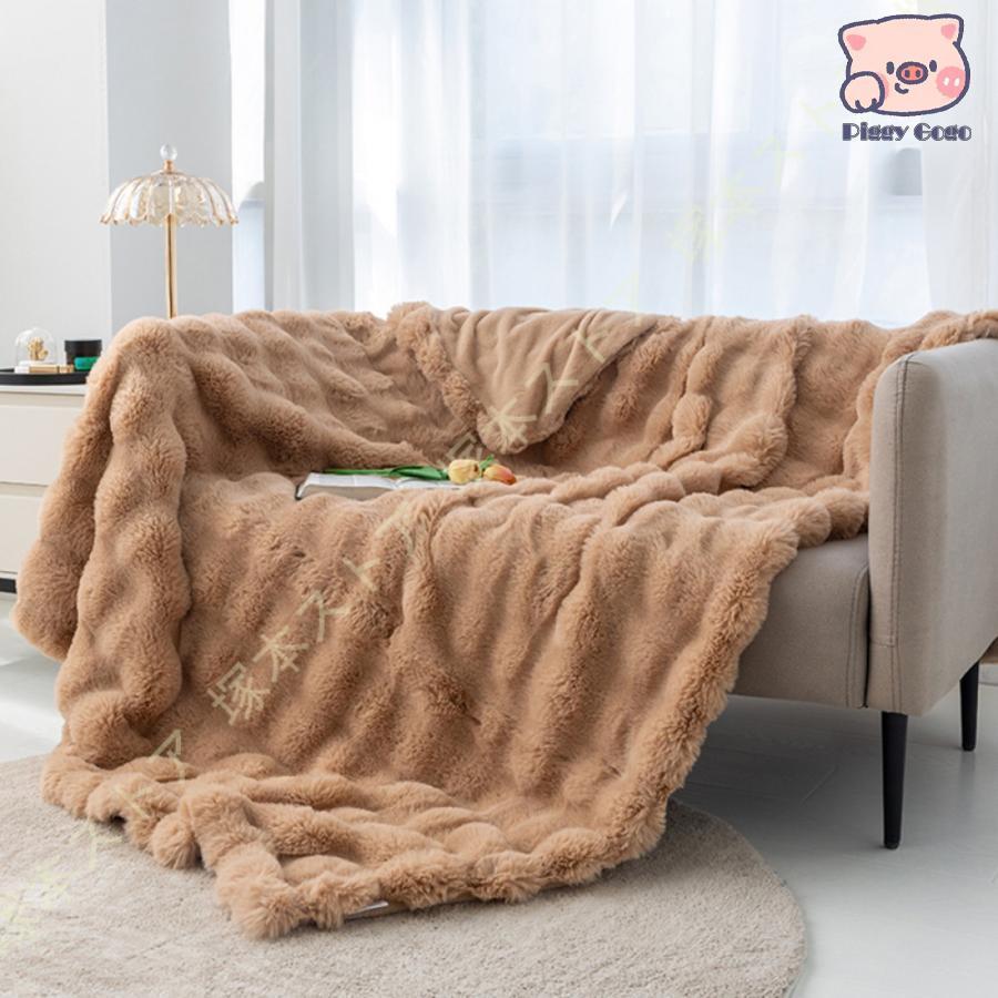 おしゃれ 毛布 ブランケット ひざ掛け 春夏用 ペット毛布 兼用 肌触り ふわふわ 暖かい 軽量 洗える マ..