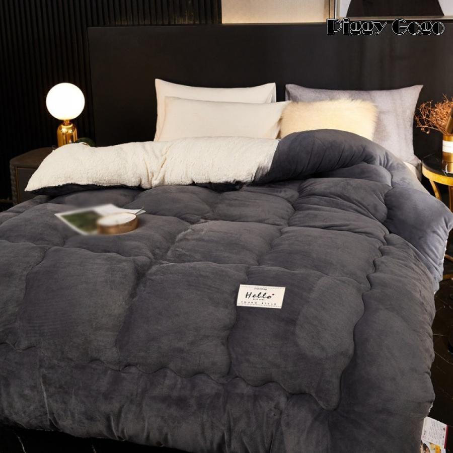 肌かけ布団 キング 掛け毛布 静電気対策 ウォッシャブル ブランケット シングル ボア付き かけ毛布 裏..