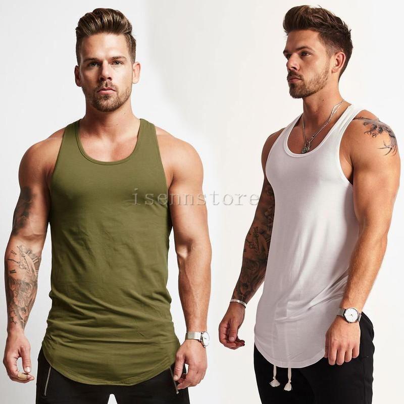 フィットネス タンクトップ メンズ ノースリーブ Tシャツ 無地 ドライ速乾 スポーツ ヨガウェア ジム ..
