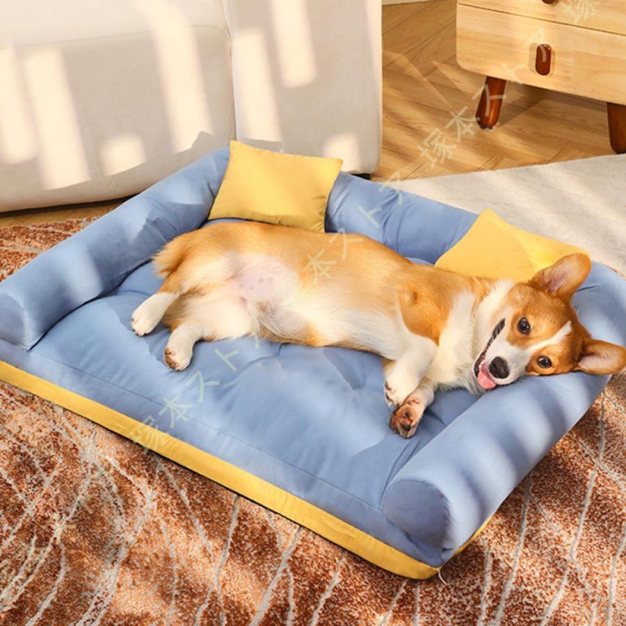 犬ベッド 極厚 ペットベッド ペットソファー 大型犬 ベッド ふわふわ クッション性が ぐっすり眠る ペ..