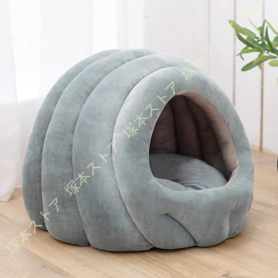 犬 ベッド 屋根付き 小型犬 猫ベッド 冬用 ふわふわ ドーム型ベッド ペットベッド 洗える 猫ハウス ペットハウス 室内 暖かい 可愛い 滑り止め 猫用 軽量 快適