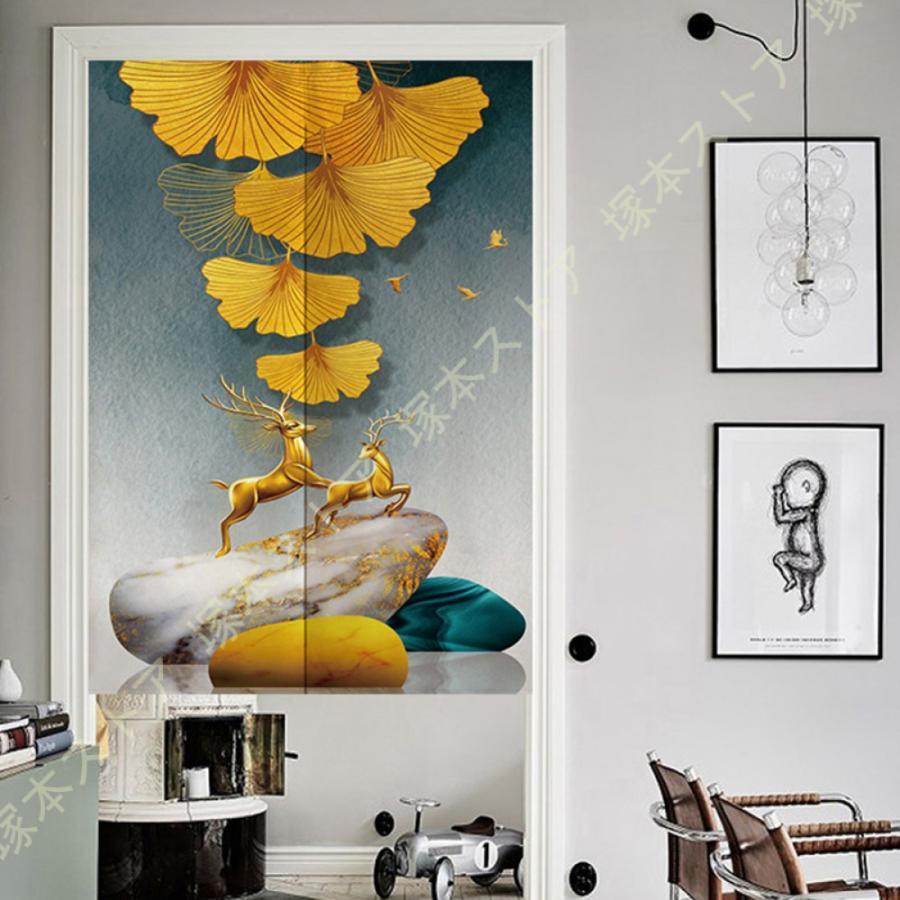 北欧 のれん おしゃれ 間仕切り 目隠し 遮光カーテン 暖簾 インテリア アクセサリ 現代風 ドアカーテン..