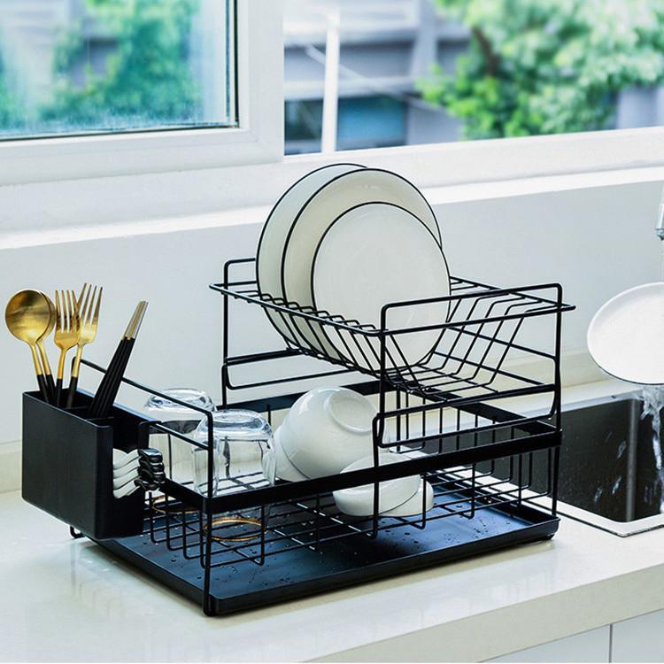 水切りラック 水切りかご シンク上 キッチン収納 収納ラック 食器 洗い物 水切り 乾燥 台所 流し台便利..