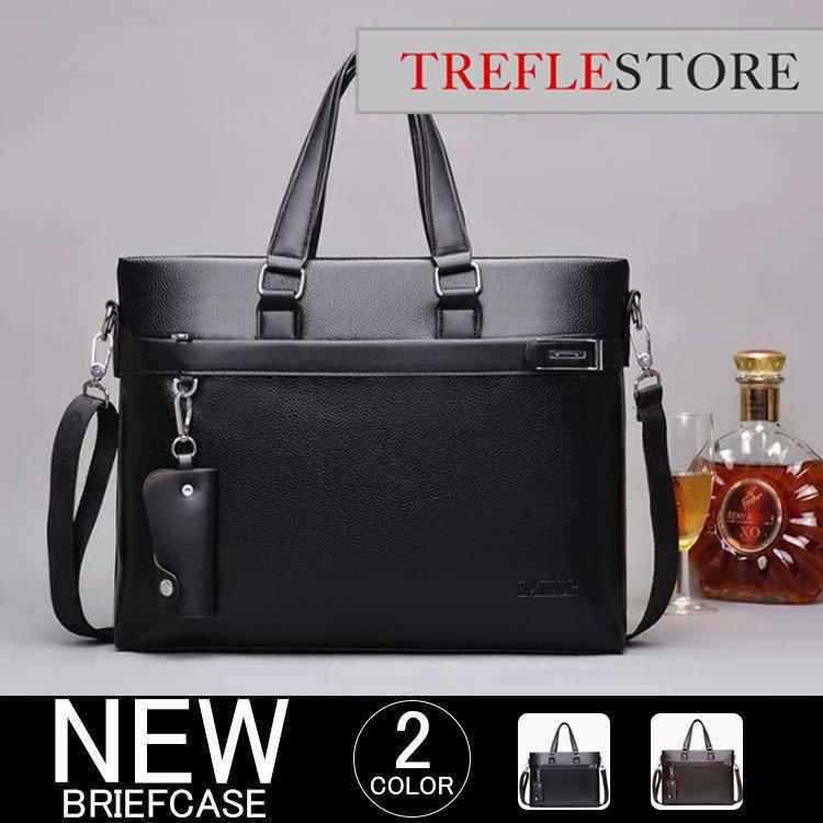 ビジネスバッグ メンズ 通勤 就活 レザー 出張 軽量 防水 メンズバッグ プレゼント 2WAY 大容量 かばん..
