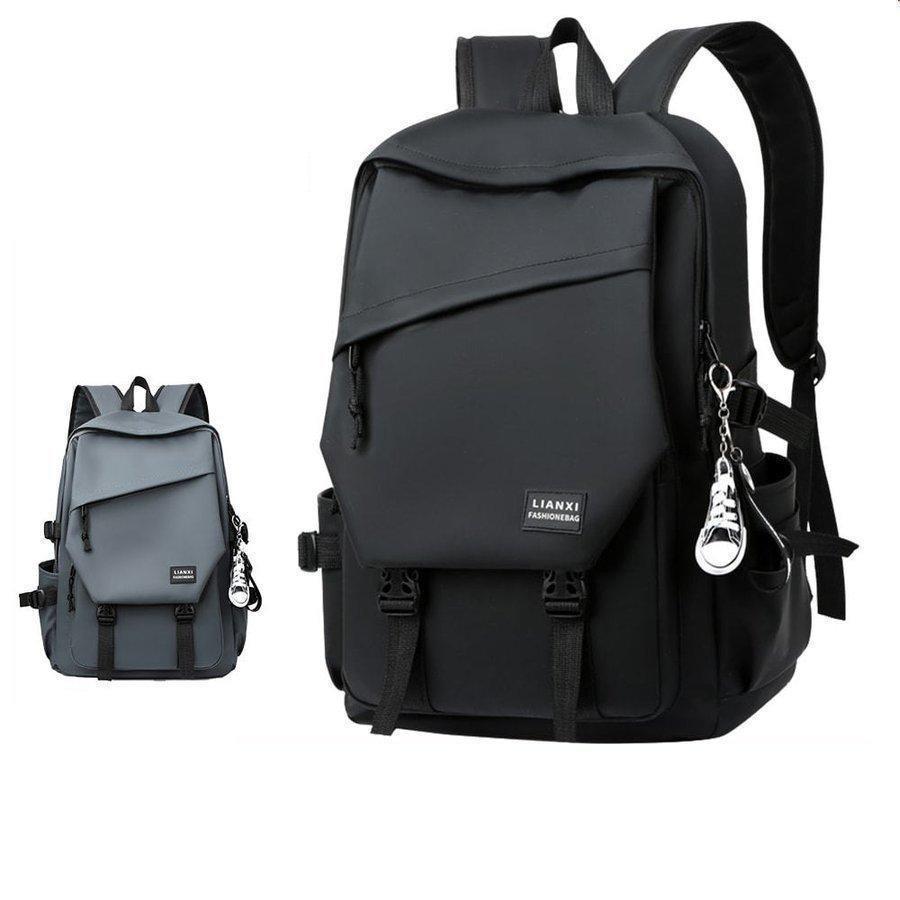Rucksacks, Day Packs - リュック メンズ レディース 通学 大容量 防水 軽量 おしゃれ a4 撥水 通勤 PC収納 デイバッグ シンプル 大きめ 黒 中学生 高校生 大学生 アウトドア 韓国