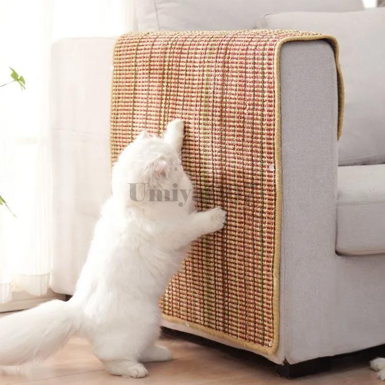 麻マット 猫 爪とぎ ネコ ねこ ペット 爪とぎマット ソファー 壁 保護 ソファーマ...