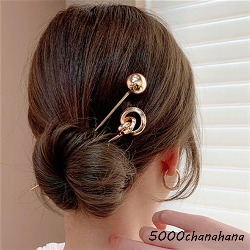 簪 かんざし 2本セット レディース 女性用 メタル 金属 ヘアアクセサリー ヘアアレ...