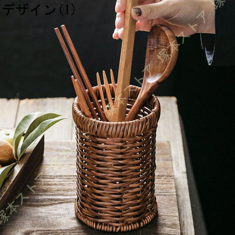 水切りかご カトラリーポケット 水切りカゴ キッチン用品 シンクラック 箸立て水切り 水切りラック 排水口付き キッチン雑貨 水切りバスケット おしゃれ [2]