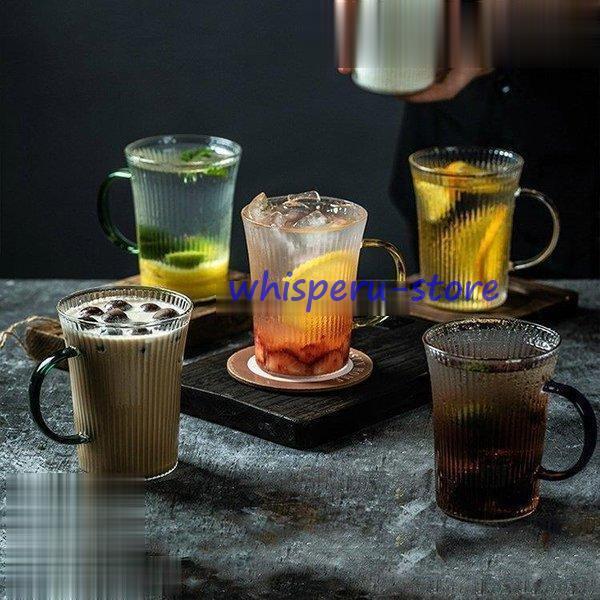 キッチン用品 食器 お茶用品 コップ ティーカップ コーヒーカップ グラス アイスティー アイスコーヒー 涼し気 ジュース シンプル クリア グリーン イー パープル重厚感 シンプル ゴージャス シャープデザイン エレガント 繊細 おしゃれ ベーシック 清潔感
