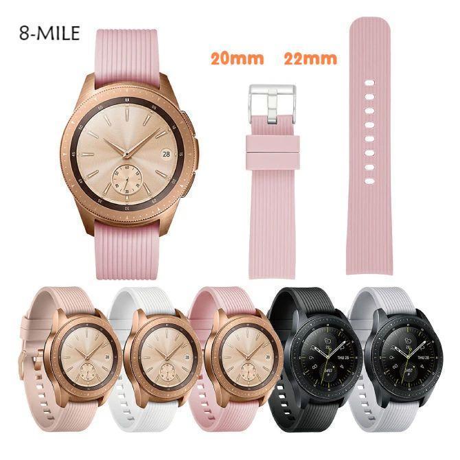 Watch Band, Belt - Galaxy Watch 42 / 46 original silicone belt 20MM 22MM シリコン スマートウォッチ スマート時計 ベルト バンド Samsung サムスン Garmin ガーミン LG Huawei