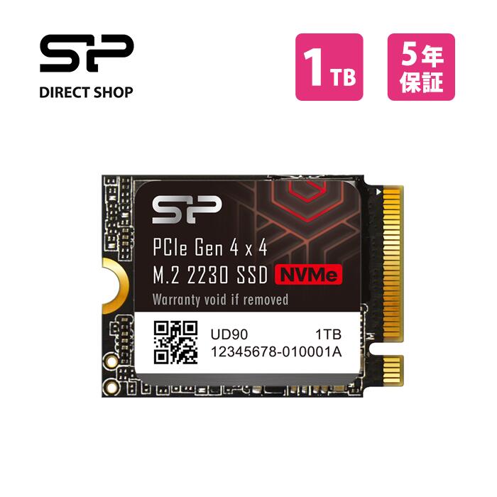 シリコンパワー ssd 1tb ssd1tb nvme ssd1T NVMe 4.0 Gen4 PCIe M.2 2230 SSD R/W 5,000/3,200 MB/s Steam Deck対応 UD90 2230 SP01KGBP44UD9007 1テラ 内臓 m 2 m2 m.2 nvmessd ssd1t m.2ssd タブレット ノートパソコン 内蔵ssd 内臓SSD ASUS ROG ally SteamDeck 父の日