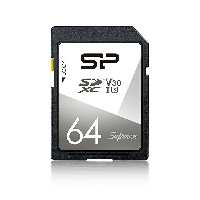 ꥳѥ SD 64GB UHS-I U3 V30 4K б Class10 ž® 100MB/s 5ǯݾ SP064GBSDXCV3V10
