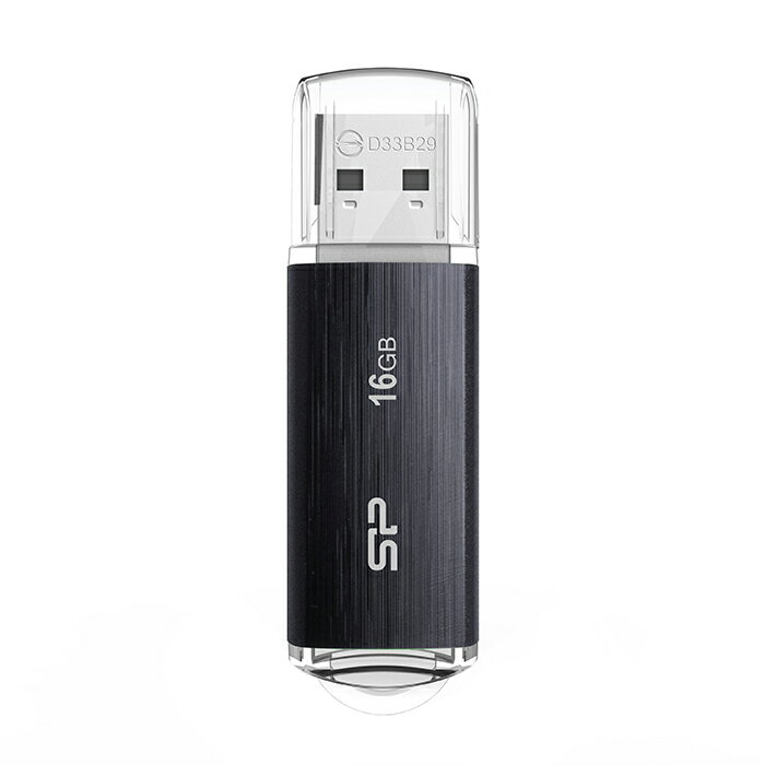 ＼期間限定ポイント10倍／シリコンパワー USBメモリ 16GB USB3.1/USB3.0 ヘアライン仕上げ Blaze B02 SP016GBUF3B02V1K