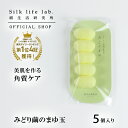 楽天1位 無菌生産 みどり繭 まゆ玉 ( まゆサック ) 5個 敏感肌 絹生活研究所公式 | 保湿 シルク 小鼻 毛穴 角栓 黒ずみ ケア 鼻 角質 絹 角質ケ...