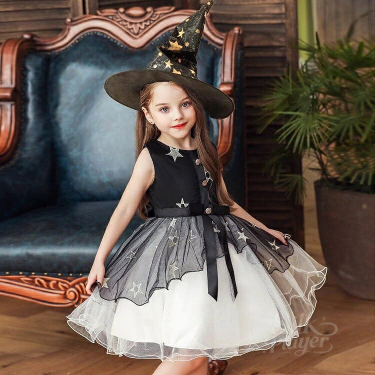 ハロウィン 衣装 女の子 子供 魔女 仮装 コスプレ ワンピース 子供 ハロウィン 仮...