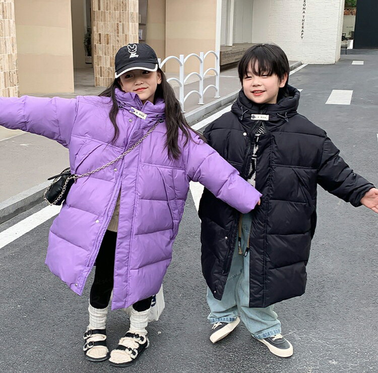 ベンチコート キッズ アウター ロング丈 フード付き 女の子 男の子 中綿 厚手 防寒 撥水 防風 可愛い 軽い ジュニア コート ジャケット 子供服 子供ベンチコート シンプル ロングコート 冬 洗える 110 160cm トップス 無地 子供ベンチコート 中綿コート
