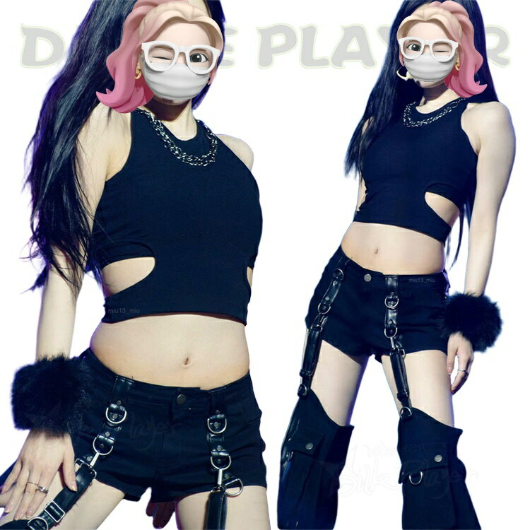 Rakuten - k-pop 衣装 黒 韓国 ジャズ ダンス衣装 レディース アイドル 衣装 黒 韓国 ダンス 衣装 練習着 ジャズダンス 衣装 k-pop 衣装 レディース ダンス衣装 セットアップ k-popアイドル服 大人 ヒップポップ k-pop 衣装 へそ出し トップス パンツ K-POP ガールズ ギャル服