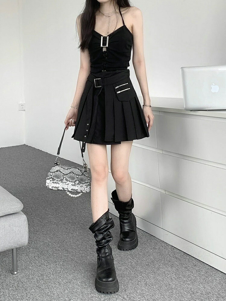 ダンス 衣装 黒 セットアップ レディース k-pop アイドル衣装 ジャズ ブラック ヘ...