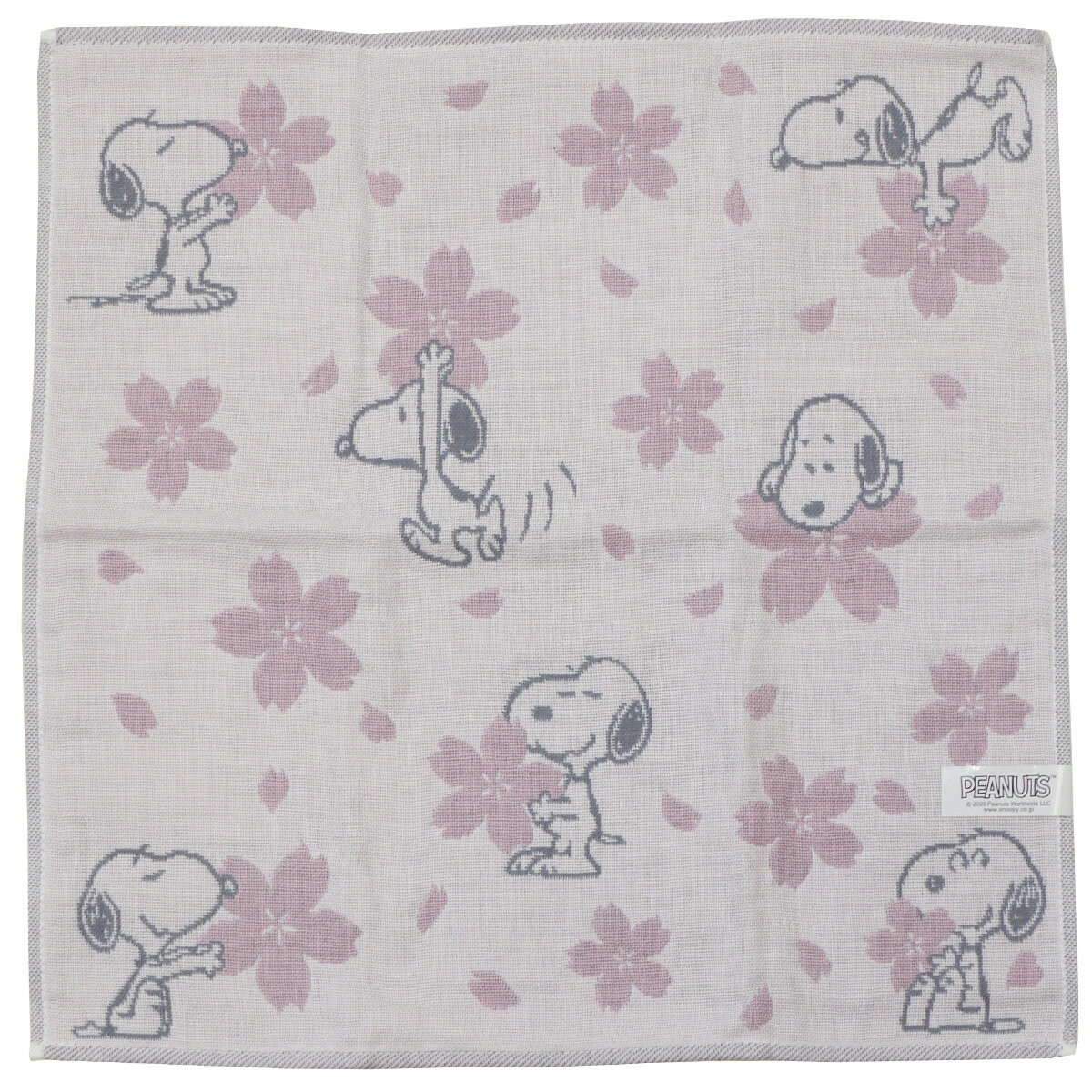 ハンカチ スヌーピー ガーゼハンカチ SNOOPY 三重ガーゼハンカチ PEANUTS キャラクター 34×34cm ネコポス