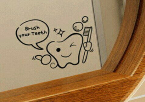 ポイントバック30％OFFc silkyroom スイッチコンセントに♪【歯磨きくん】転写| はがせる壁紙 貼ってはがせる壁紙 ウオール 壁 壁紙 壁シール カッティングシート 窓 ウォールシール カッティングシール 転写ステッカー 転写シール 文字壁紙　壁シール　カッコいい 歯