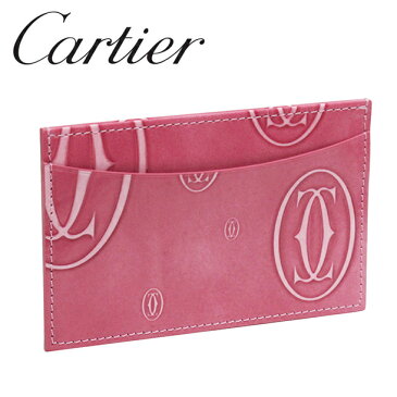 Cartier カードケース/パスケース Newピンク ハッピーバースデー L3001477 カルティエ