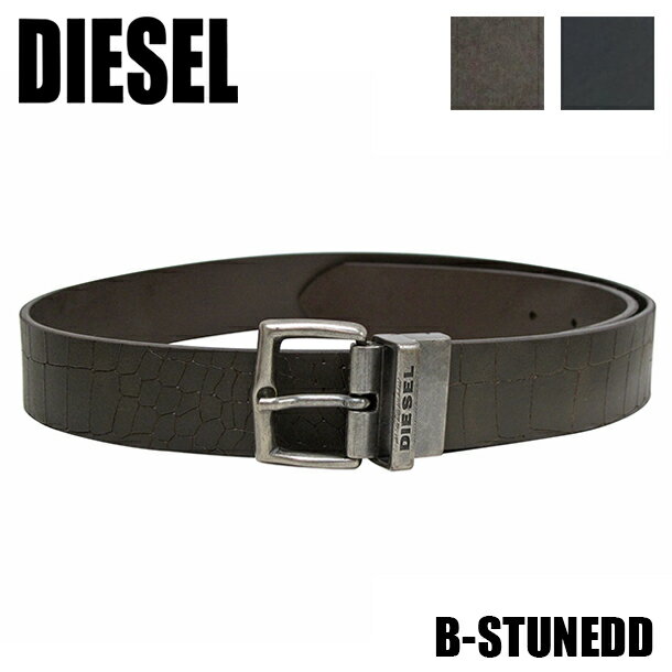 ディーゼル ベルト（レディース） ディーゼル DIESEL メンズ レディース ベルト/リバーシブル X04702 P0760 B-STUNEDD