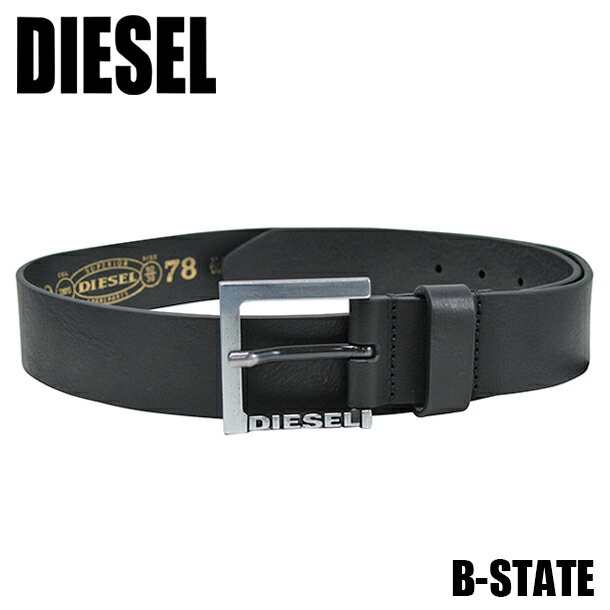 ディーゼル ベルト（レディース） 【新品】ディーゼル ベルト ブラック DIESEL B-STATE X04933 PR227 T8013