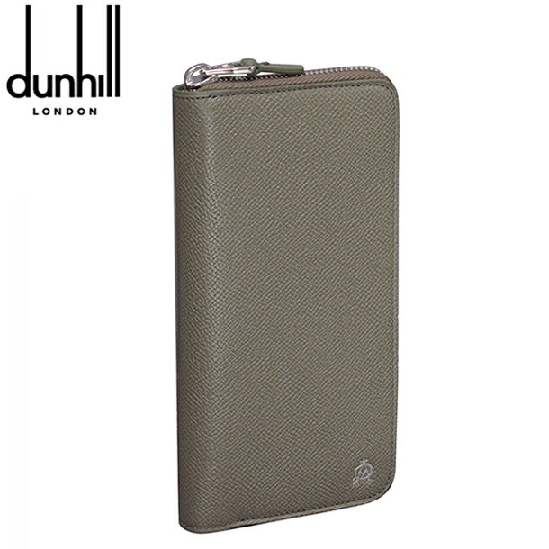 ダンヒル 長財布 カーキグレー×ライトグレー ボードン L2X218Z dunhill