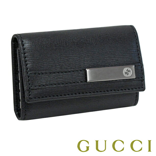 グッチ キーケース（メンズ） グッチ キーケース GUCCI メンズ レディース ブラック 237509 ARU0R 1000 MEN BAR Shangai