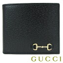 新品 GUCCI 二つ折り財布 メンズ ブラック グッチ ホースビット 700462 DJ20G 1000(4)