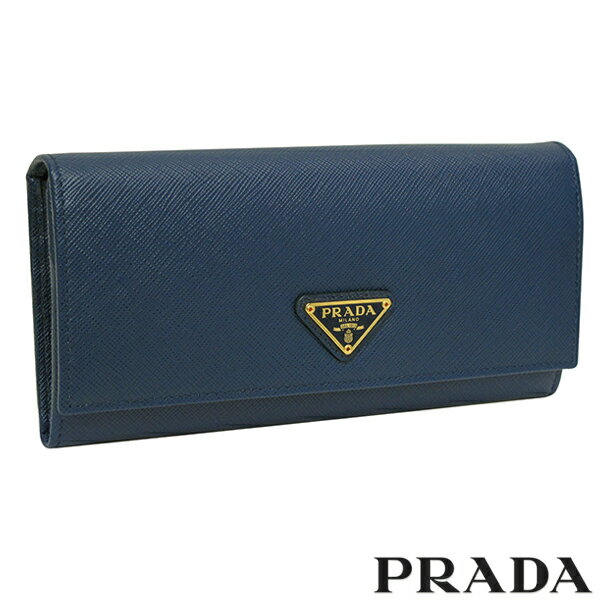 プラダ 長財布 レディース プラダ PRADA 長財布/パスケース付き レディース ネイビー(BLUETTE) 1MH132 QHH F0016