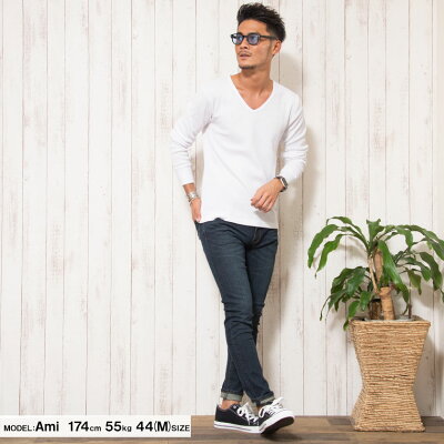 【送料無料】Tシャツ メンズ 長袖 3枚セット 3枚組 ロンT ブランド 無地 シンプル 長袖Tシャツ Vネック シンプル 黒 ブラック グレー ホワイト トップス カットソー S M L XL CavariA 大人 20代 30代 40代 50代 ちょいワル ユニセックス 男性 男 服 秋 冬 秋冬 ファッション - Image 3