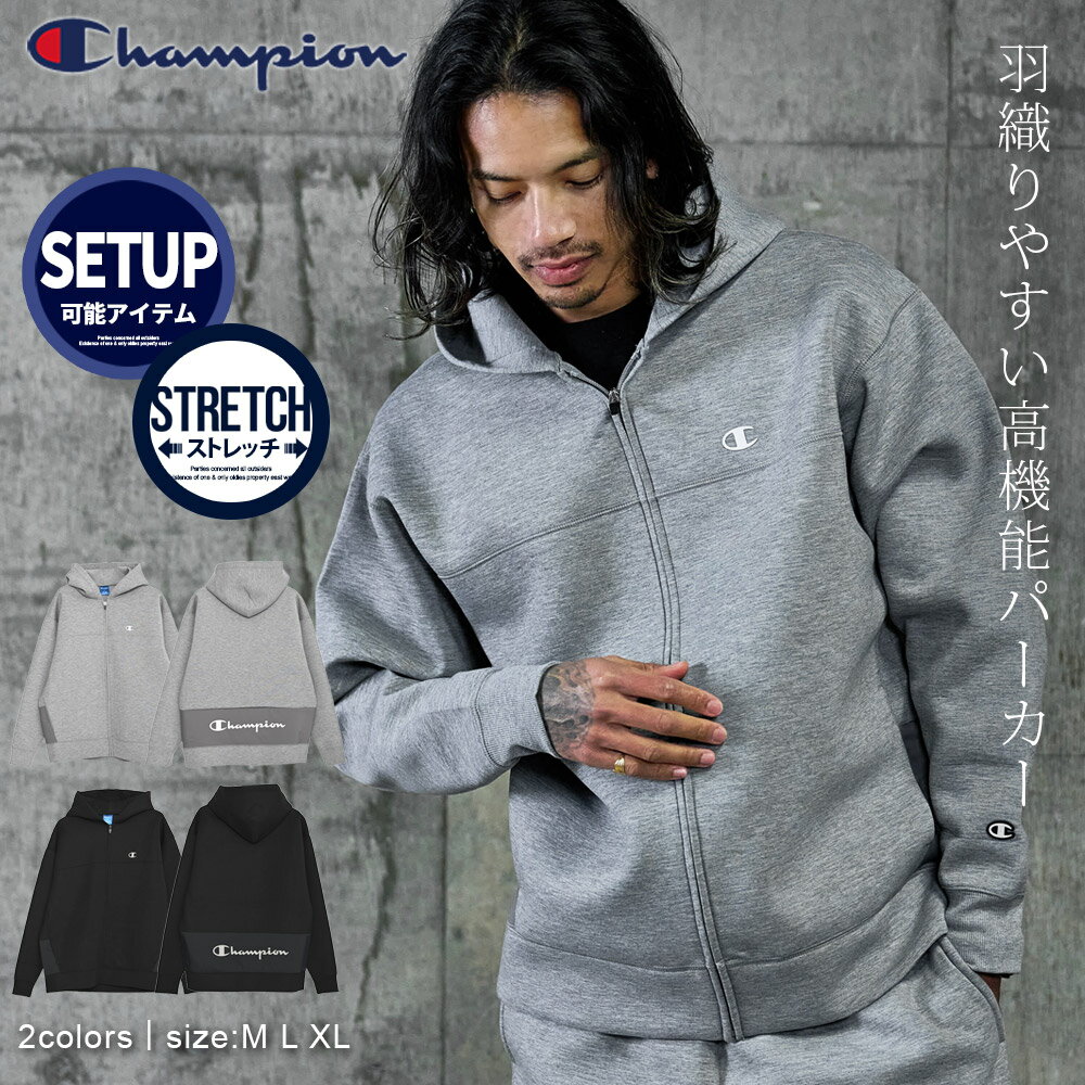 ������̵����Champion �����ԥ��� �ѡ����� ��� �֥��� ������� ���åץѡ����� ZIP�ѡ����� �ա��ǥ��� TECH WEAVE �ƥå�������...