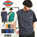 Dickies ディッキーズ Tシャツ メンズ 半袖 ブランド おしゃれ 大きいサイズ 白T 白Tシャツ 天竺 綿100 コットン 無地 ロゴ 刺繍 トップス カットソー 白 黒 アメカジ カジュアル 服 春 夏 春服 夏服 男性 男 父の日 ファッション 【あす楽対応】【DTK】