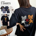 Tシャツ レディース メンズ 半袖 ブランド 半袖Tシャツ TOM&JERRY JERRY トムとジェリー TUFFY タフィー サガラ刺繍 ワッペン 白T 白Tシャツ トップス カットソー ヴィンテージ 古着 男女兼用 大人 20代 30代 40代 ユニセックス 男性 男 服 春 夏 夏服 春夏 ファッション↑↑
