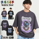 【送料無料】Grateful Dead グレイトフルデッド Tシャツ メンズ 半袖 半袖Tシャツ カットソー ロックT 白T 白Tシャツ プリント スカル 骸骨 大きいサイズ ブランド グランジ ユニセックス 服 父の日 春 夏 春服 夏服 ファッション メンズファッション【郵】【あす楽対応】