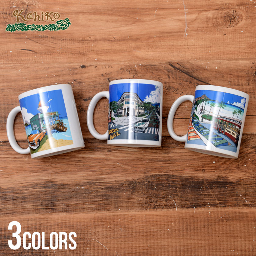 マグカップ 食器 カップ 雑貨 カヒコ kahiko 生活雑貨 ハワイ hawaii チャリティー アーティスト LIVE ALOHA GIVE ALOHA ハ...