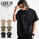 【送料無料】Tシャツ メンズ 半袖 ブランド ゴルフ トップス モックネック ハイネック 綿 ナイロン 布帛 軽量 速乾 ドライ メッシュ 切り替え ロゴ 刺繍...