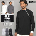 【送料無料】カットソー メンズ モックネック 長袖Tシャツ ロンT 長袖 Tシャツ ブランド おしゃれ スムース ロゴ トップス 白T 白Tシャツ ストレッチ ...