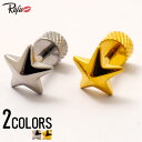 ピアス メンズ スター 星柄Rafu【ラフ】ラウンドスターピアス/2色(片耳)【返品・交換対象外商品】【ステンレス 男女兼用 ユニセックス プレゼント ギフト ...
