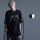 【送料無料】Tシャツ 半袖 長袖 ラインストーン ビッグT tee カットソー TEE メンズ レディース カジュアル ストリート 韓国系ファッション きれいめ キレイめ ビッグ オーバーサイズ ブラック 黒 ホワイト 白 M L 20代 30代 40代 ファッション【郵】