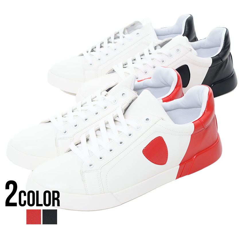 靴 スニーカー メンズ SB select【シルバーバレットセレクト】バイカラースニーカー/全2色【ローカット バイカラー 配色 切替 ブラック レッド ホワイト レースアップ シューズ 靴 BITTER系 ビター系】【p10】