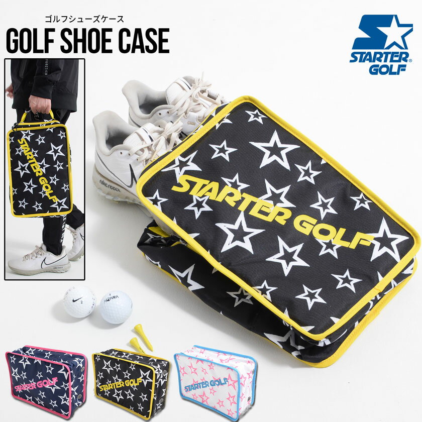 【送料無料】STARTER GOLF スターターゴルフ GOLF SHOE CASE ゴルフ シューズ ケース シューズ バッグ 小物 ゴルフグッズ ゴルフ用品 アクセサリー ロゴ 星 スター 小物入れ メンズ レディース ユニセックス 男性 女性 ファッション ギフト プレゼント 贈り物【あす楽対応】