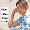 楽天SILVER BULLET シルバーバレットブレスレット アクセサリー メンズ wakami【ワカミ】3STRAND ブレスレット/全3色【あす楽対応】【ブレスレット メンズ レディース ユニセックス アクセサリー アクセ ペアルック 海 夏 フェス 西海岸 サーフ系 】 プレゼント ギフト