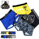 XLARGE エクストララージ ボクサーパンツ アンダーウェア アンダーウエア 下着 ブランド ブランドロゴ 総柄 迷彩柄 カモフラージュ ブラック イエロー ...