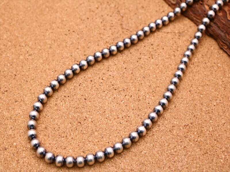 インディアンジュエリー ナバホ族 ナバホパール ラウンド 大粒 ビーズ シルバー ネックレス ネイティブ アメリカン ユニセックス レディース メンズ ギフト ...