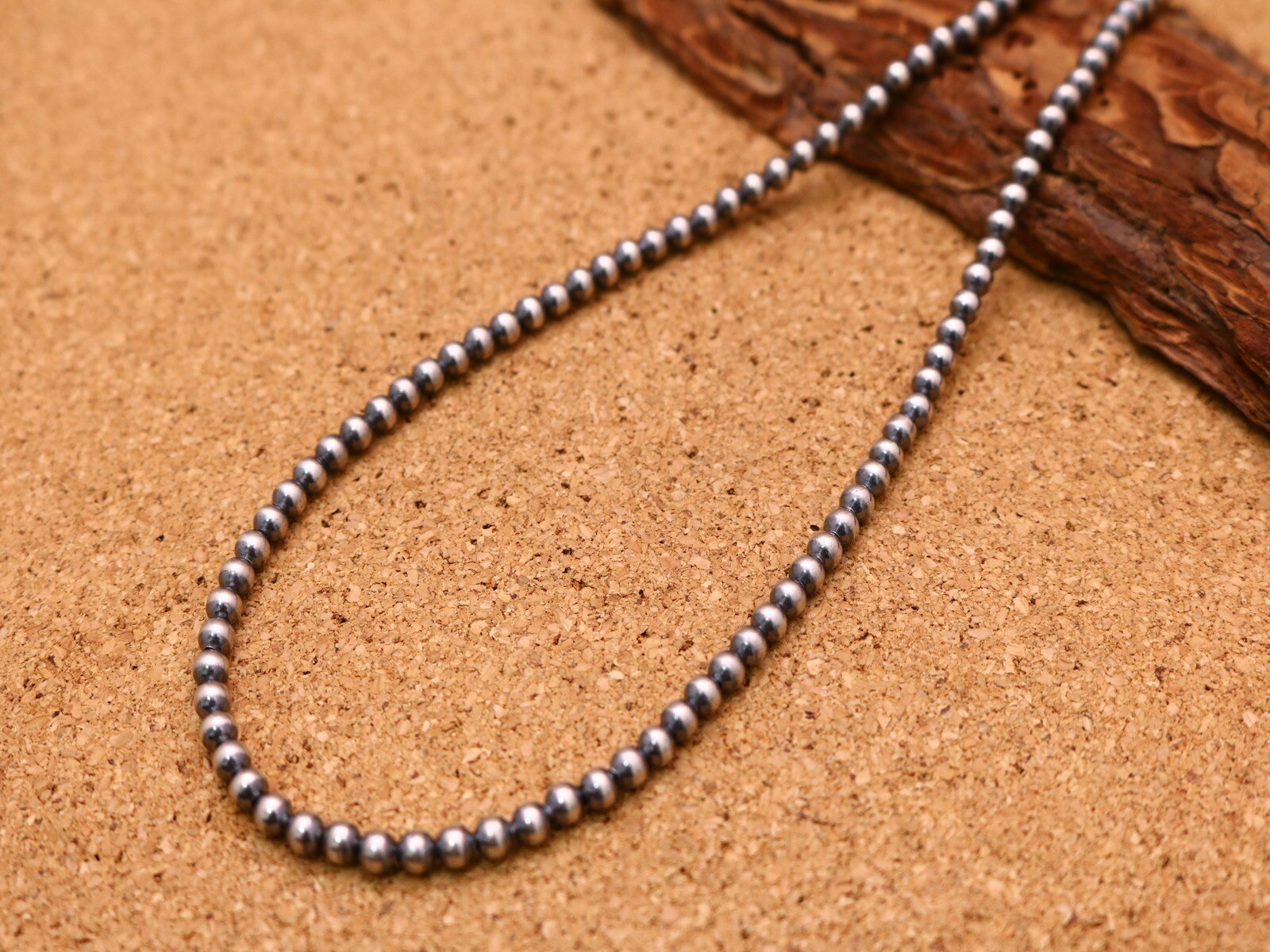 インディアンジュエリー ナバホ族 ナバホパール ラウンド ビーズ シルバー ネックレス ネイティブ アメリカン ユニセックス レディース メンズ ギフト プレゼ...