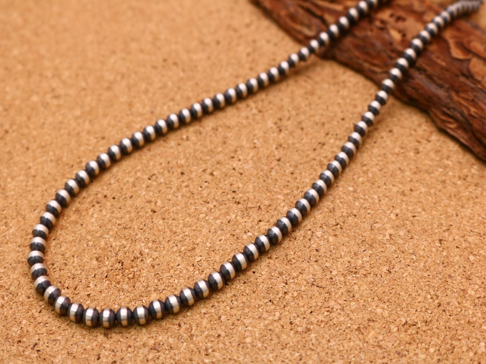 インディアンジュエリー ナバホ族 ナバホパール ラウンド ビーズ シルバー ネックレス ネイティブ アメリカン ユニセックス レディース メンズ ギフト プレゼ...