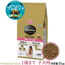 プロフェッショナルバランス【選べるおまけ付】【ポイント10倍】 1歳まで 子いぬ用 3kg(500g×6袋)プロフェッショナルバランス 子犬 1歳まで ドッグフード 犬 子犬 量 プロバラ
